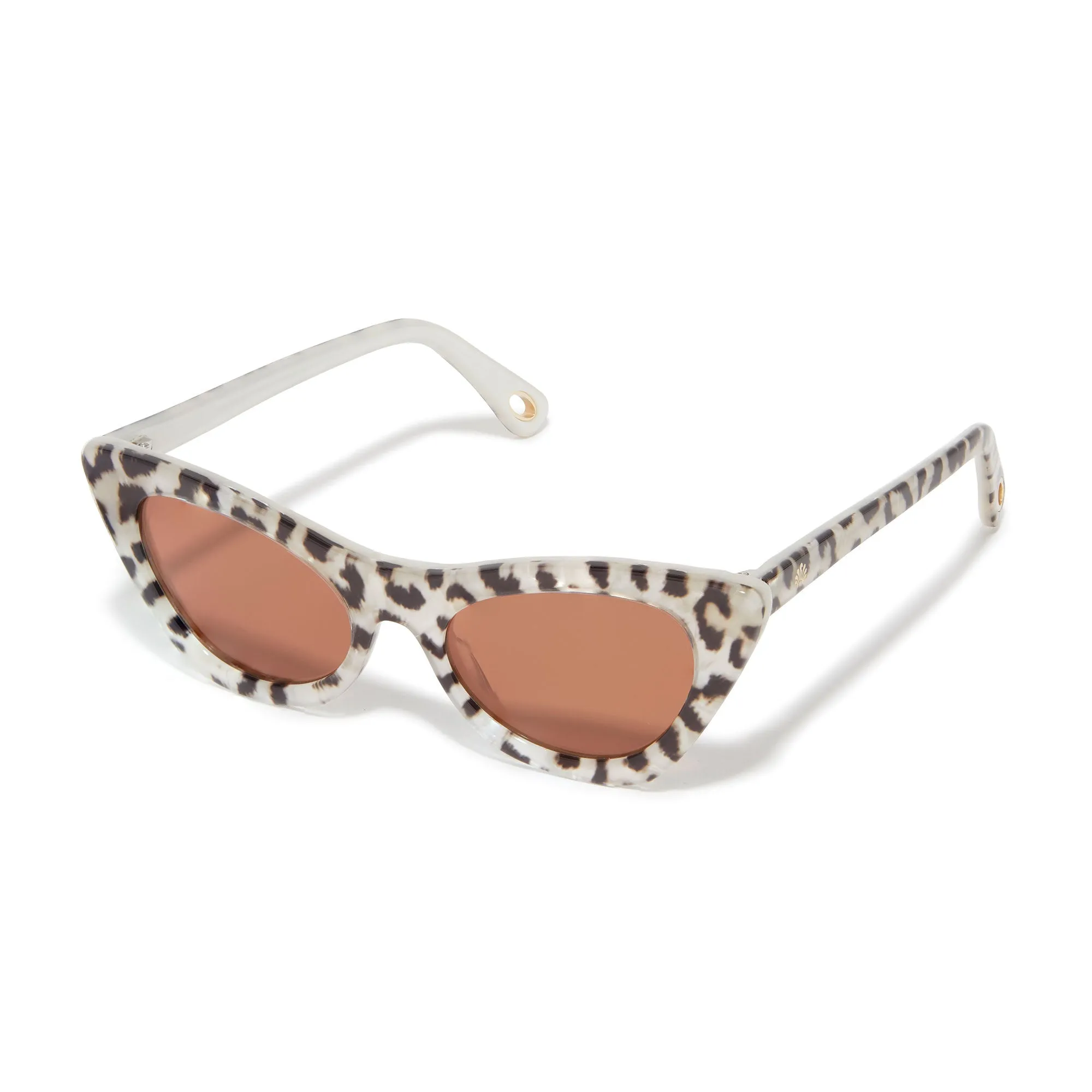 LEOPARD DOWNTOWN CAT-EYE SUNGLASSES sold by Lele Sadoughi product image thumbnail 3