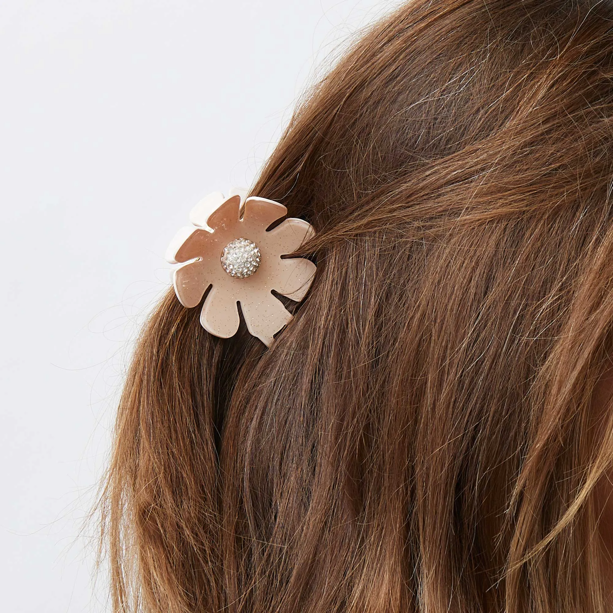 PETAL PINK SUNFLOWER CLAW CLIP sold by Lele Sadoughi product image thumbnail 2