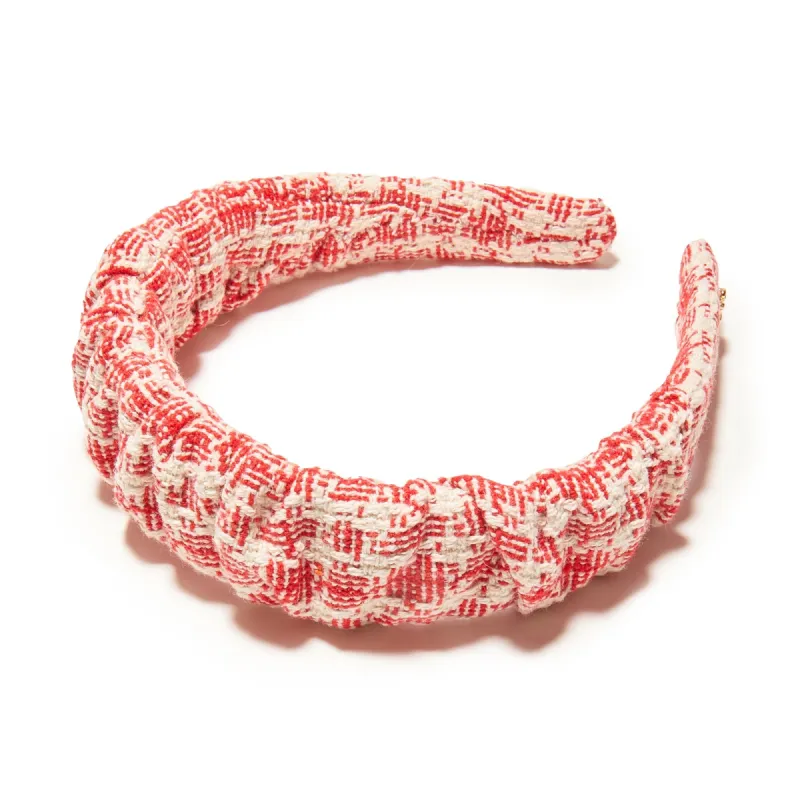 LADYBUG RED TWEED KELLY HEADBAND sold by Lele Sadoughi