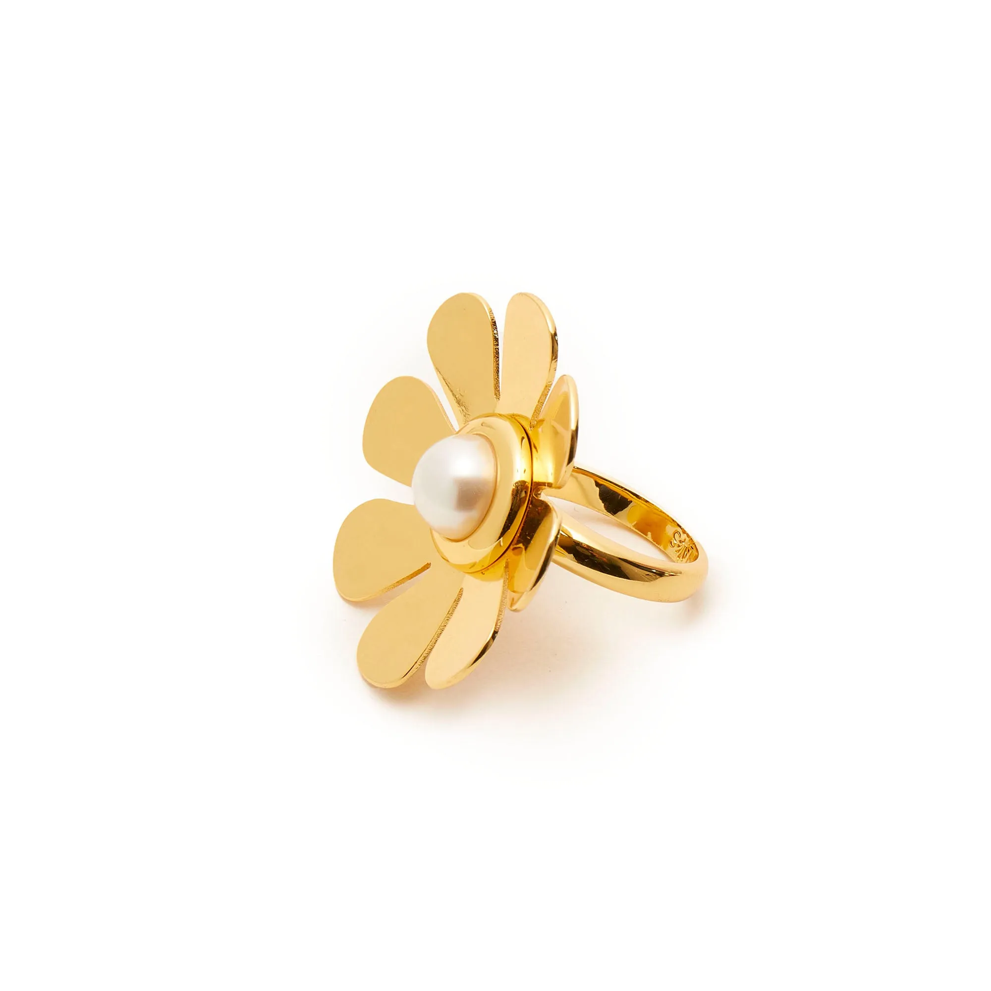 GOLD DAISY COCKTAIL RING sold by Lele Sadoughi