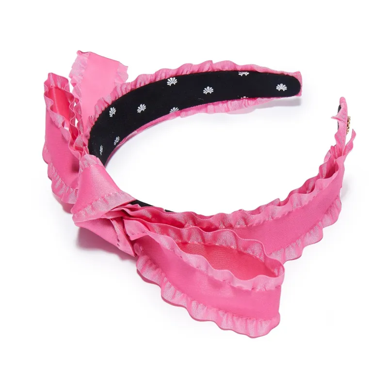 DAHLIA RUFFLE SHIRLEY HEADBAND sold by Lele Sadoughi