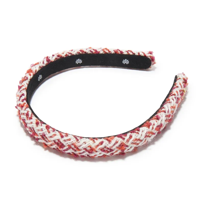 SCARLET TWEED GIGI HEADBAND sold by Lele Sadoughi