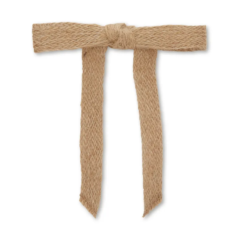 RAFFIA BARDOT BOW BARRETTE sold by Lele Sadoughi