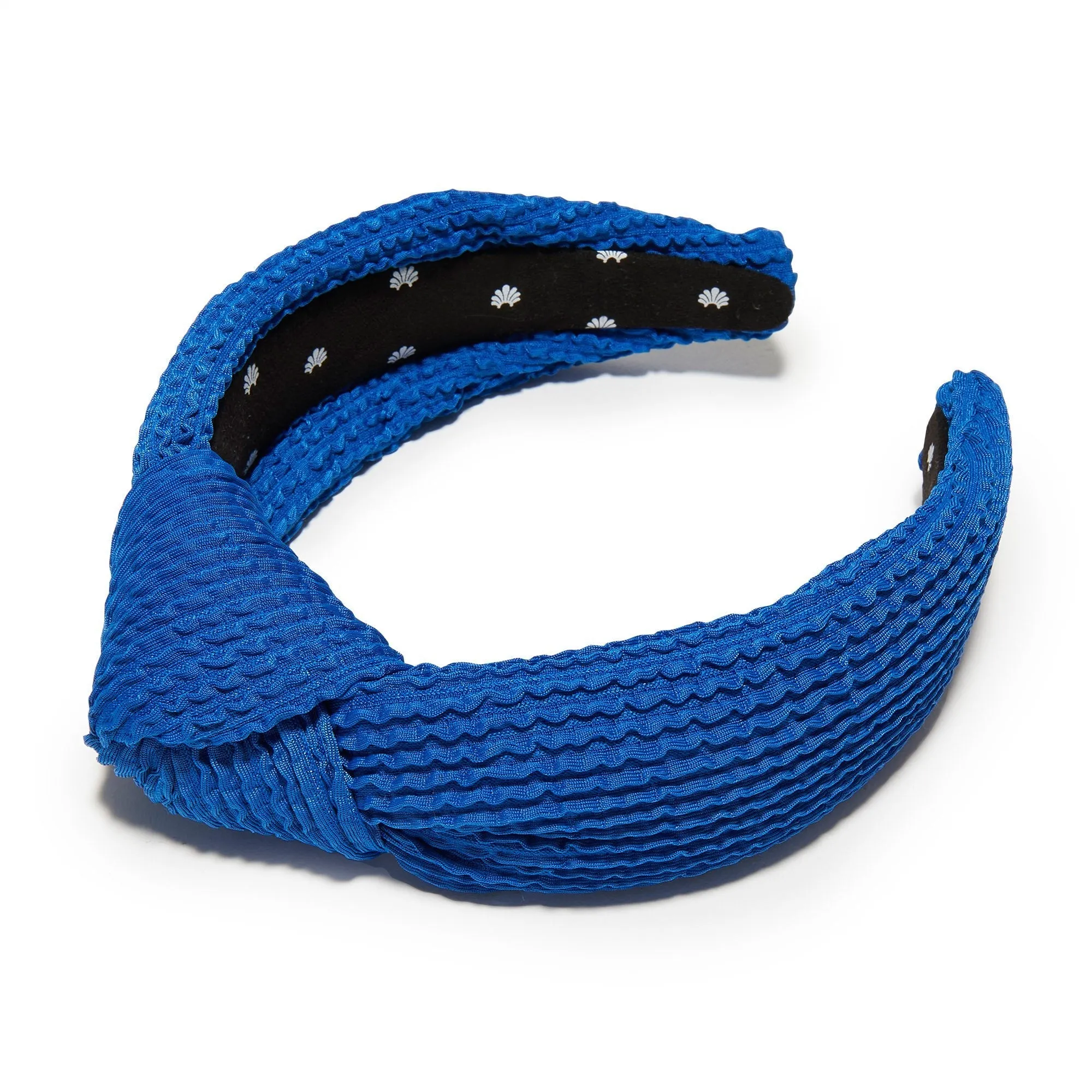 COBALT SWIMMER KNOTTED HEADBAND sold by Lele Sadoughi