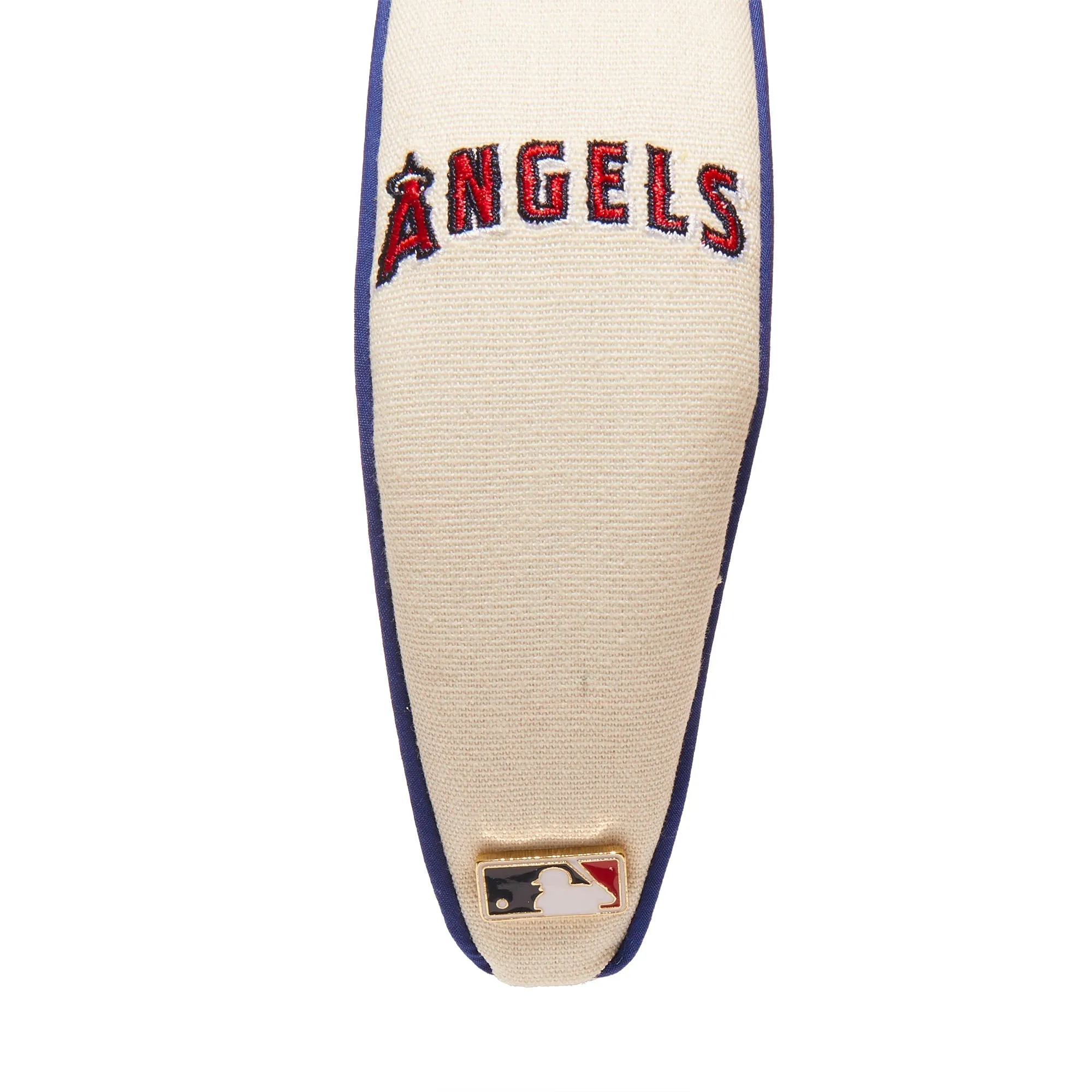 LOS ANGELES ANGELS LELE SADOUGHI / MLB IVORY EMBROIDERED KNOTTED HEADBAND sold by Lele Sadoughi product image thumbnail 3