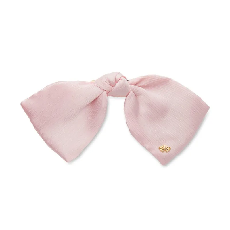 BLUSH PALOMA BOW BARRETTE made by Lele Sadoughi