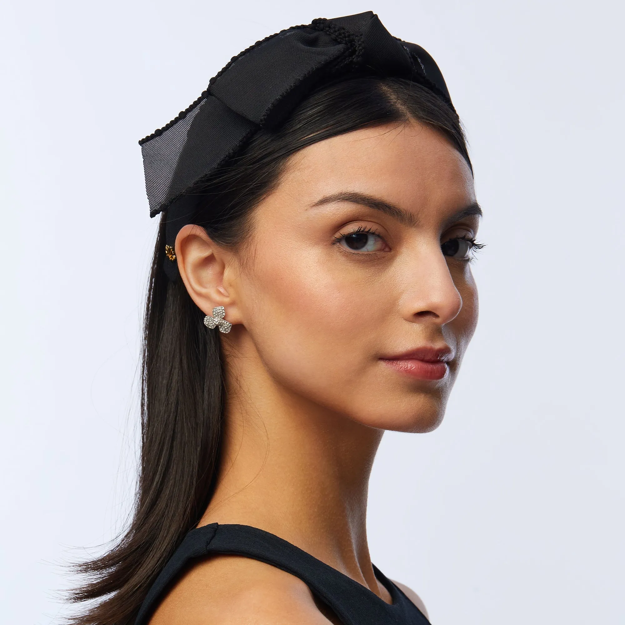 JET SHEER SHIRLEY HEADBAND sold by Lele Sadoughi product image thumbnail 4