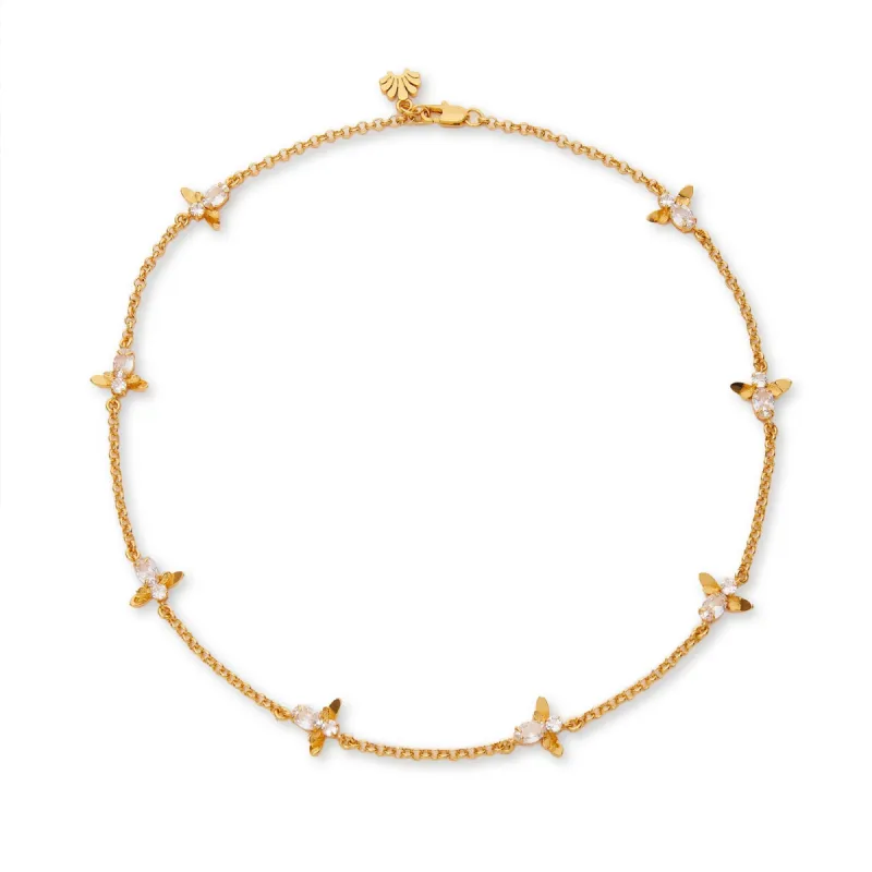 GOLD HONEYBEE NECKLACE sold by Lele Sadoughi