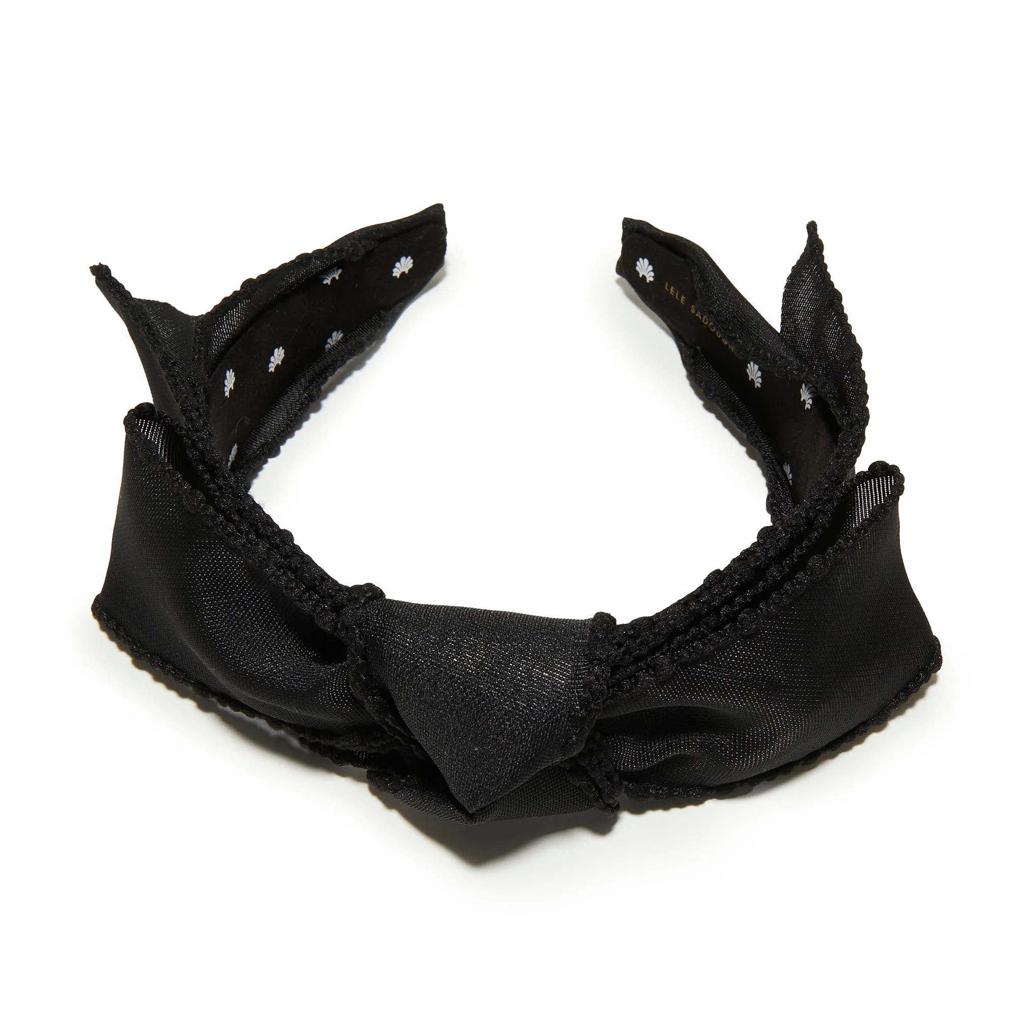 JET SHEER SHIRLEY HEADBAND sold by Lele Sadoughi product image thumbnail 5