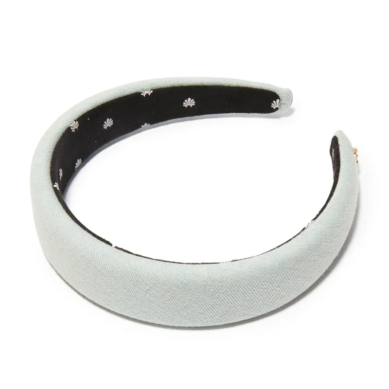 LIGHT DENIM ALICE HEADBAND sold by Lele Sadoughi