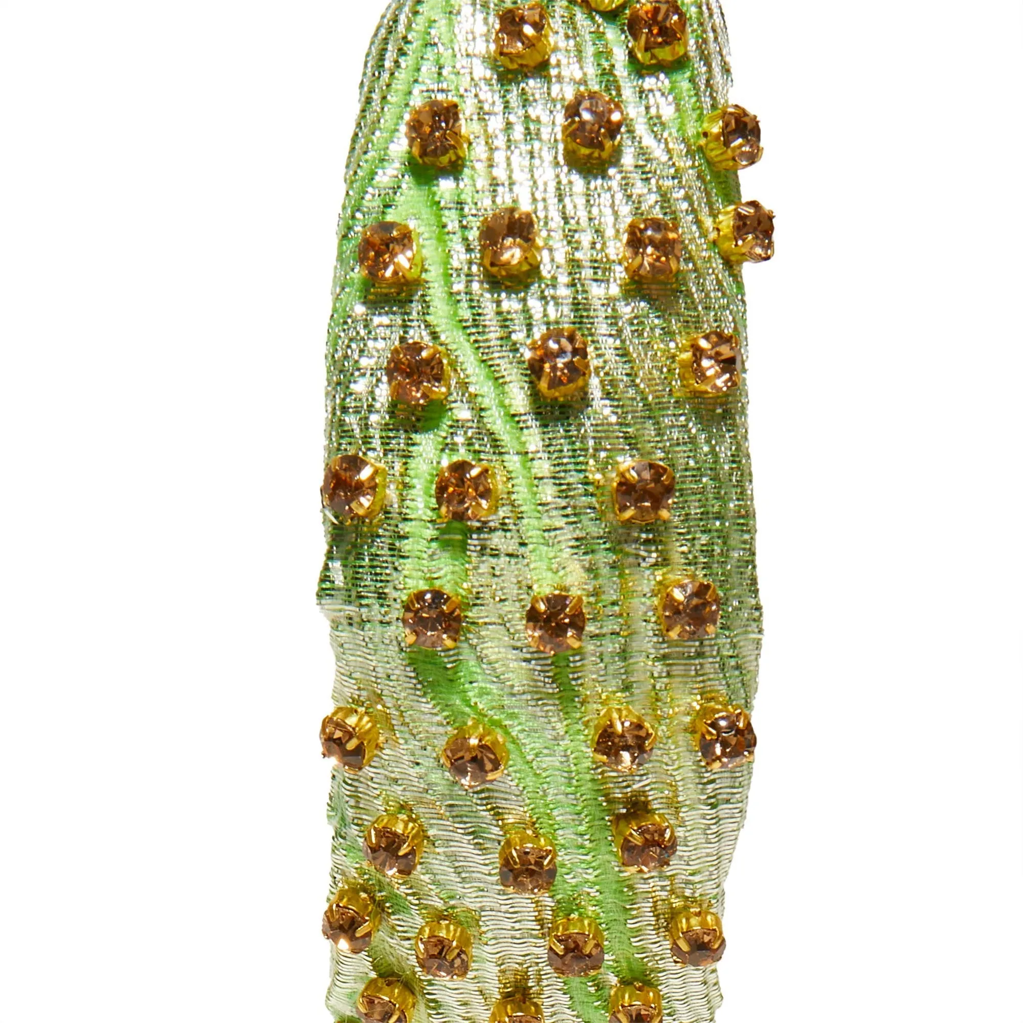 PARAKEET EMBELLISHED BROCADE SLIM KNOTTED HEADBAND sold by Lele Sadoughi product image thumbnail 3