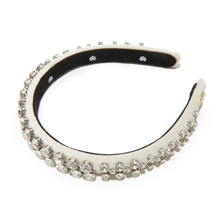 SILVER SNOW SWAROVSKI® CRYSTAL MELANGE GIGI sold by Lele Sadoughi