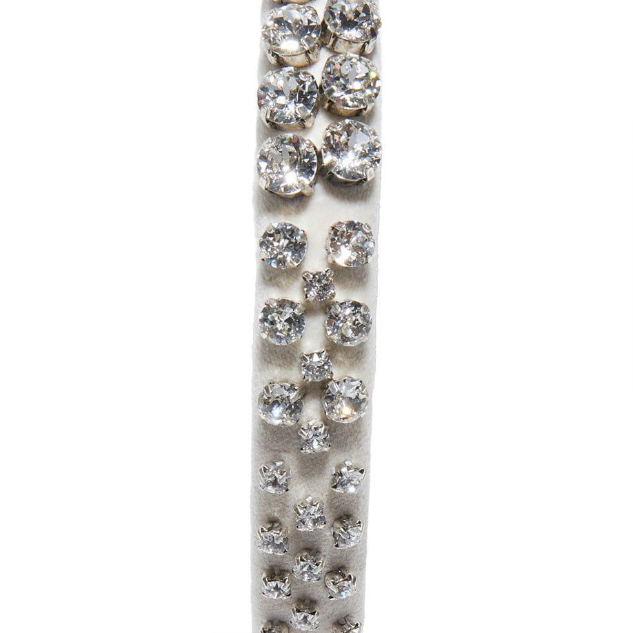 SILVER SNOW SWAROVSKI® CRYSTAL MELANGE GIGI sold by Lele Sadoughi product image thumbnail 3