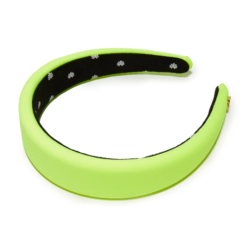 CHARTREUSE NEOPRENE ALICE HEADBAND sold by Lele Sadoughi