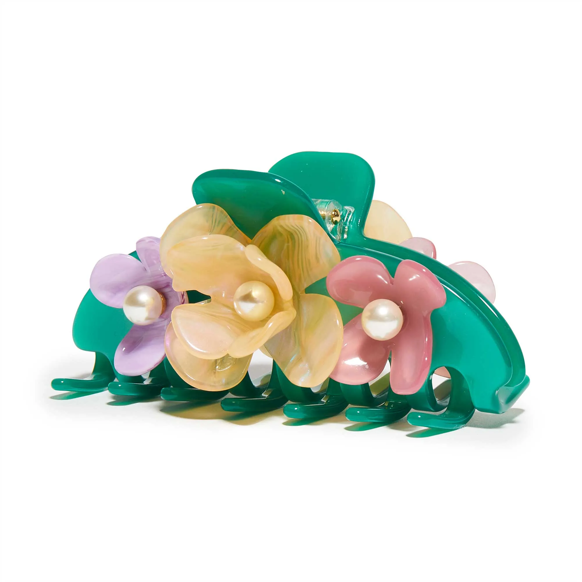 PRIMAVESI PASTEL THE MET X LELE KLIMT BOUQUET CLAW CLIP sold by Lele Sadoughi product image thumbnail 3