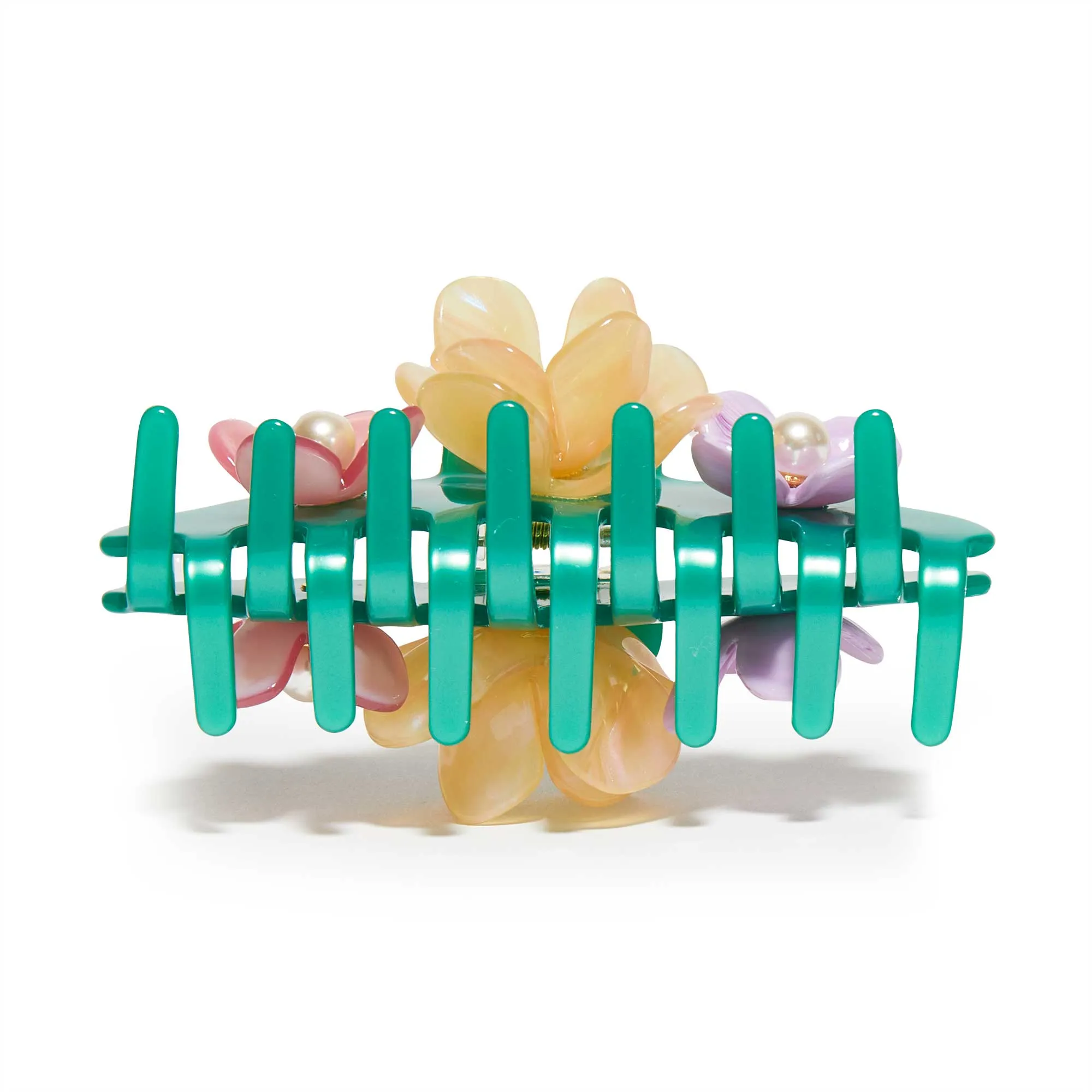 PRIMAVESI PASTEL THE MET X LELE KLIMT BOUQUET CLAW CLIP sold by Lele Sadoughi product image thumbnail 4