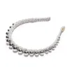 SILVER GRADUATED BEAD HEADBAND sold by Lele Sadoughi