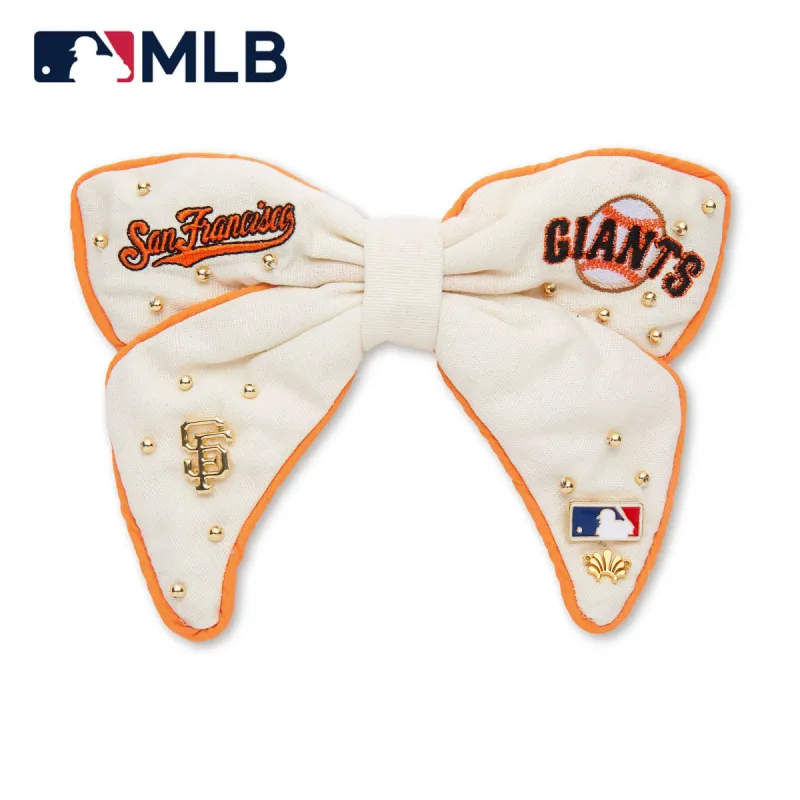 SAN FRANCISCO GIANTS LELE SADOUGHI / MLB IVORY BOW BARRETTE sold by Lele Sadoughi