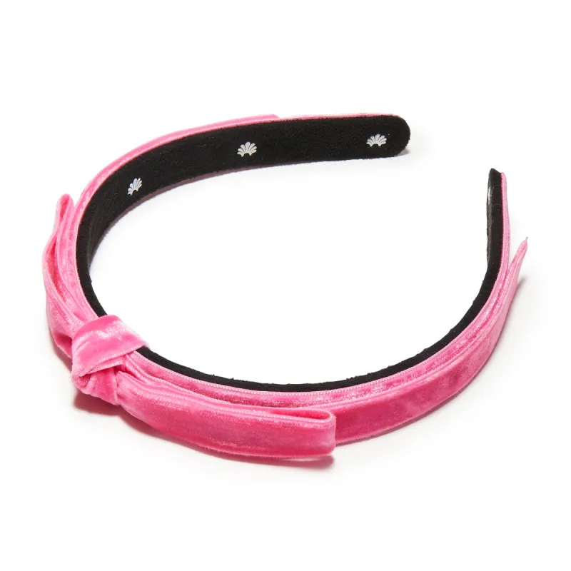 PINK BARDOT RIBBON HEADBAND sold by Lele Sadoughi
