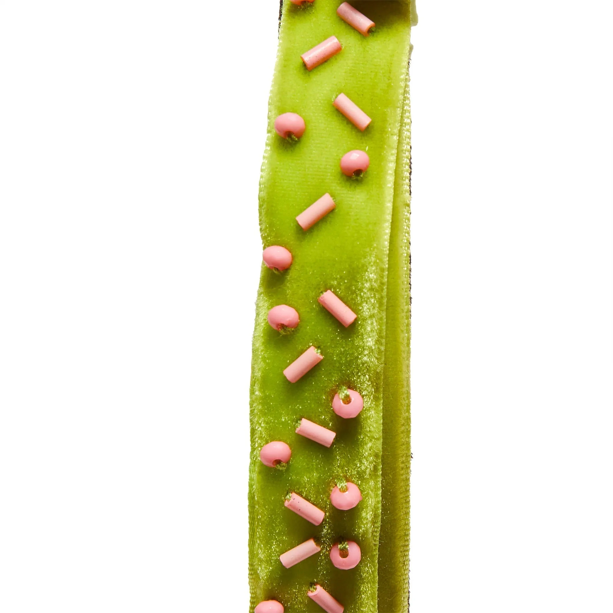 PARAKEET EMBELLISHED BARDOT SLIM RIBBON HEADBAND sold by Lele Sadoughi product image thumbnail 3