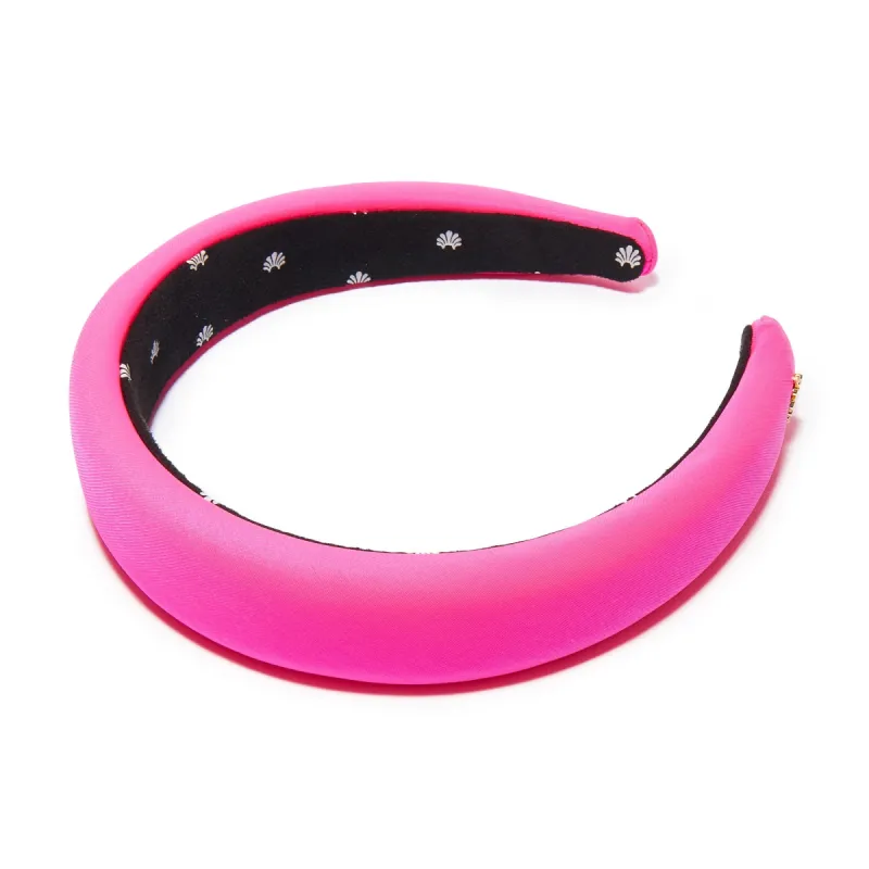 FUSCHIA NEOPRENE ALICE HEADBAND sold by Lele Sadoughi