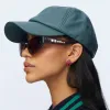 CHARCOAL FAUX LEATHER BASEBALL CAP sold by Lele Sadoughi