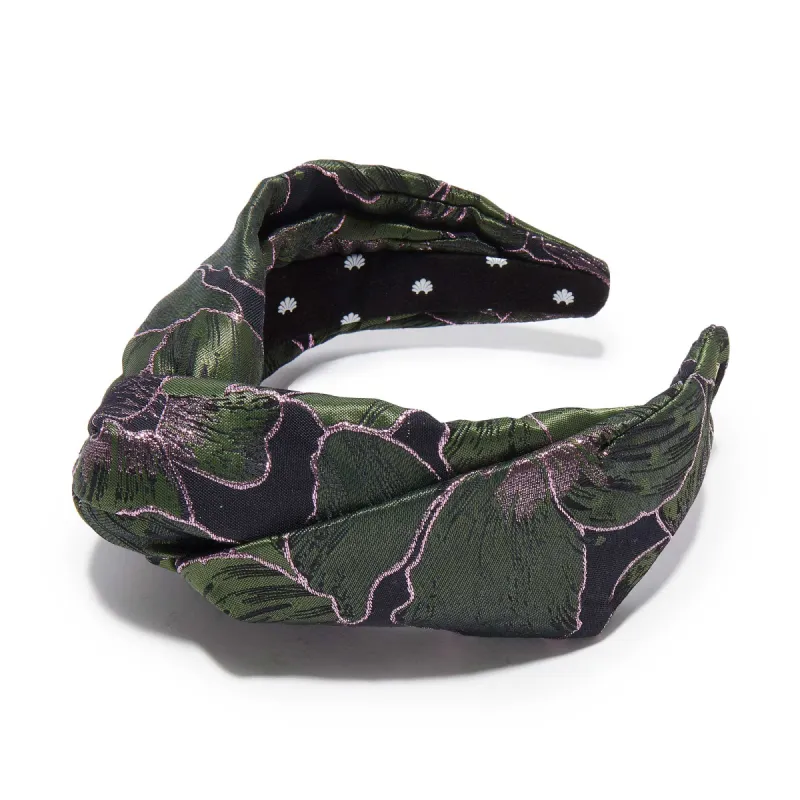 GARDEN FLORAL PRINTED GRETA HEADBAND sold by Lele Sadoughi