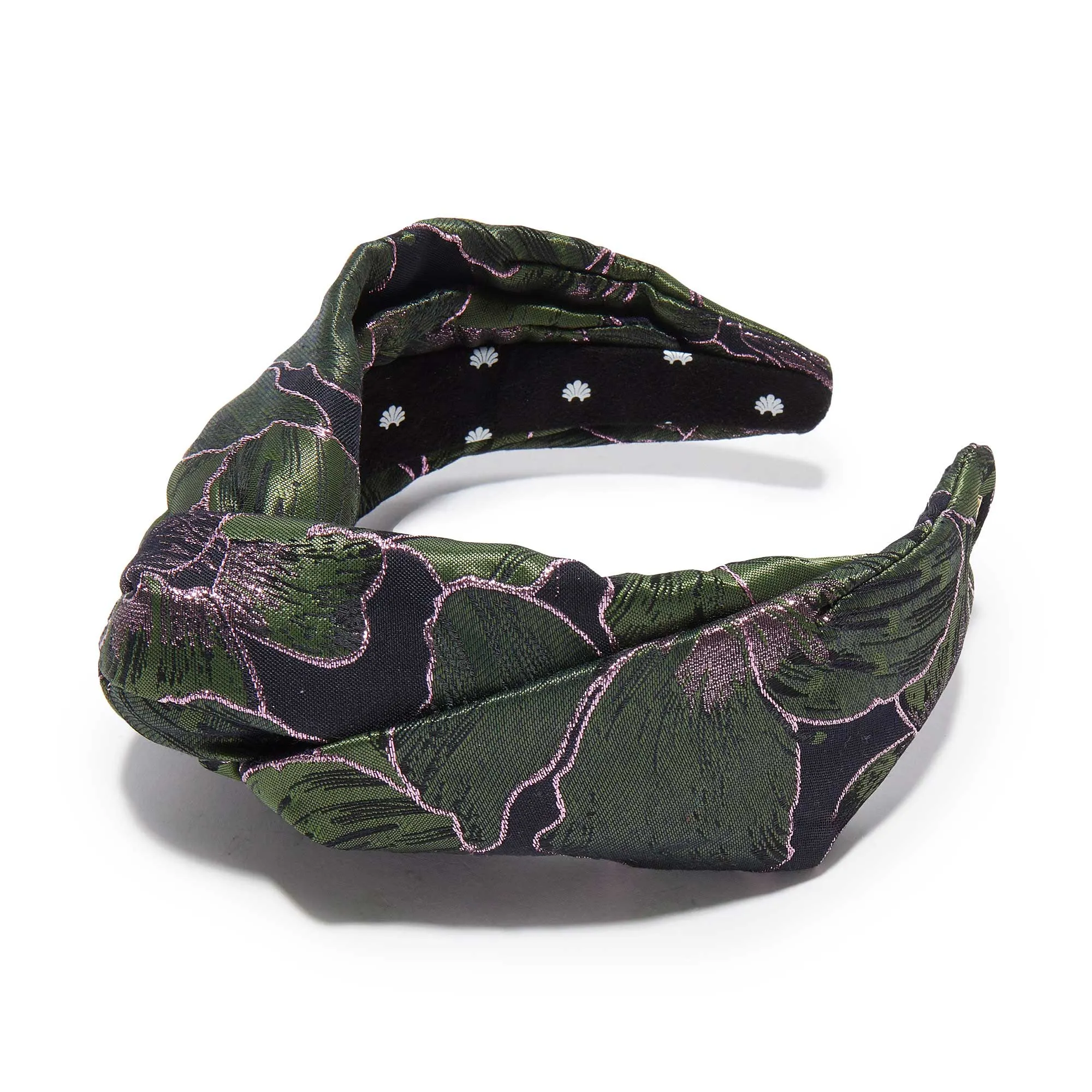 GARDEN FLORAL PRINTED GRETA HEADBAND sold by Lele Sadoughi