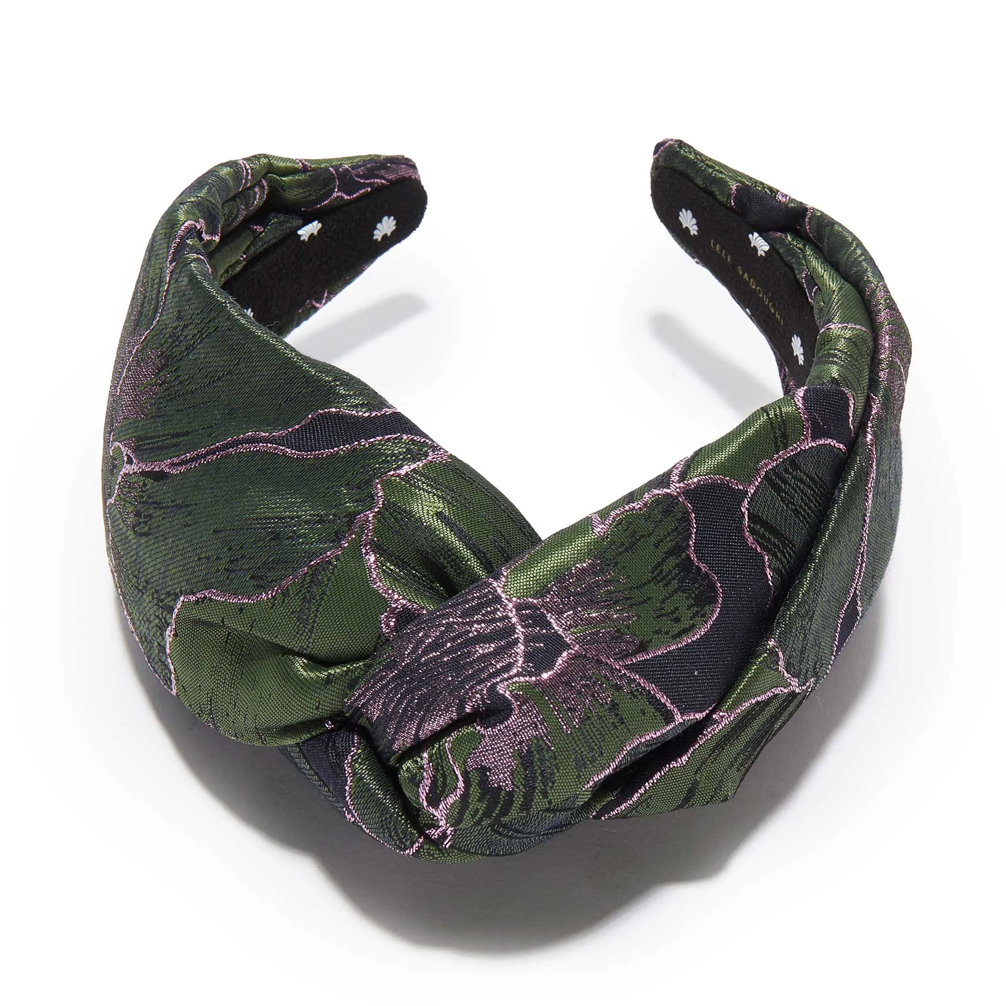 GARDEN FLORAL PRINTED GRETA HEADBAND sold by Lele Sadoughi product image thumbnail 3