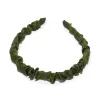 PINE GREEN JESSIE SILK HEADBAND sold by Lele Sadoughi