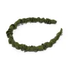 PINE GREEN JESSIE SILK HEADBAND sold by Lele Sadoughi