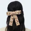 CEDAR TWEED ACORN PEARL ANTOINETTE BOW BARRETTE sold by Lele Sadoughi