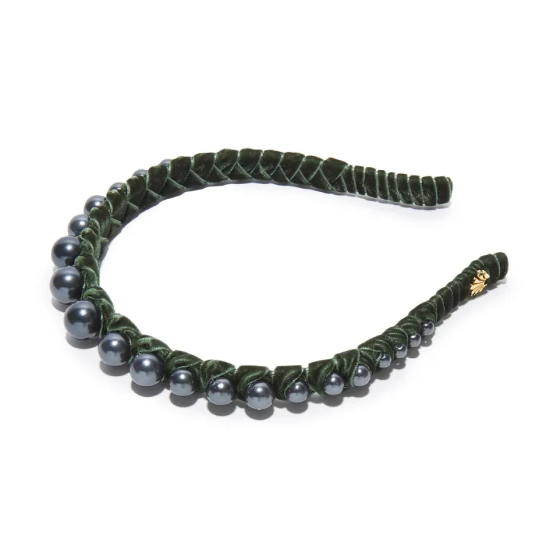 TAHITIAN PEARL GRADUATED HEADBAND sold by Lele Sadoughi