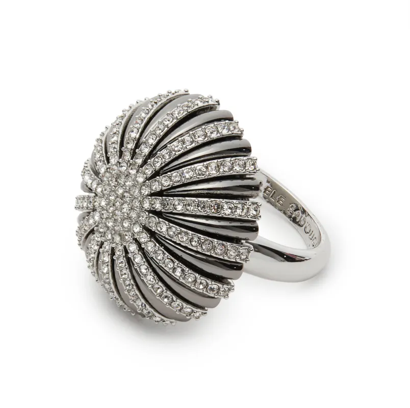 JET DECO RING sold by Lele Sadoughi