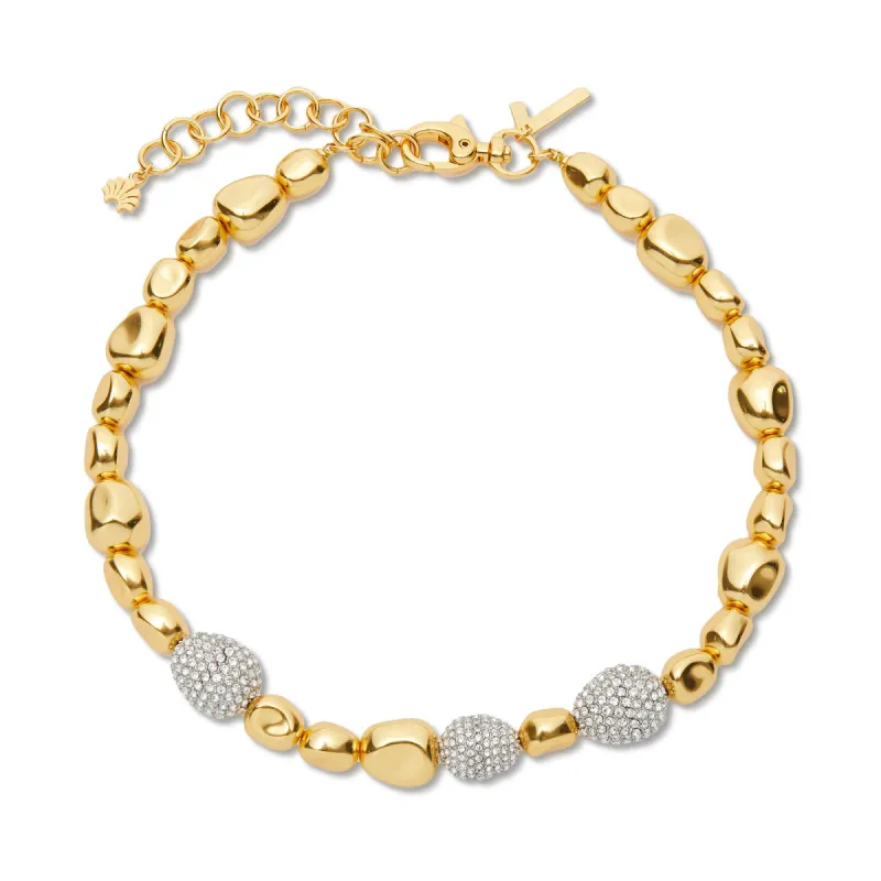 GOLD PEBBLE NECKLACE sold by Lele Sadoughi