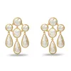 PEARL REFLECTION CHANDELIER EARRINGS sold by Lele Sadoughi