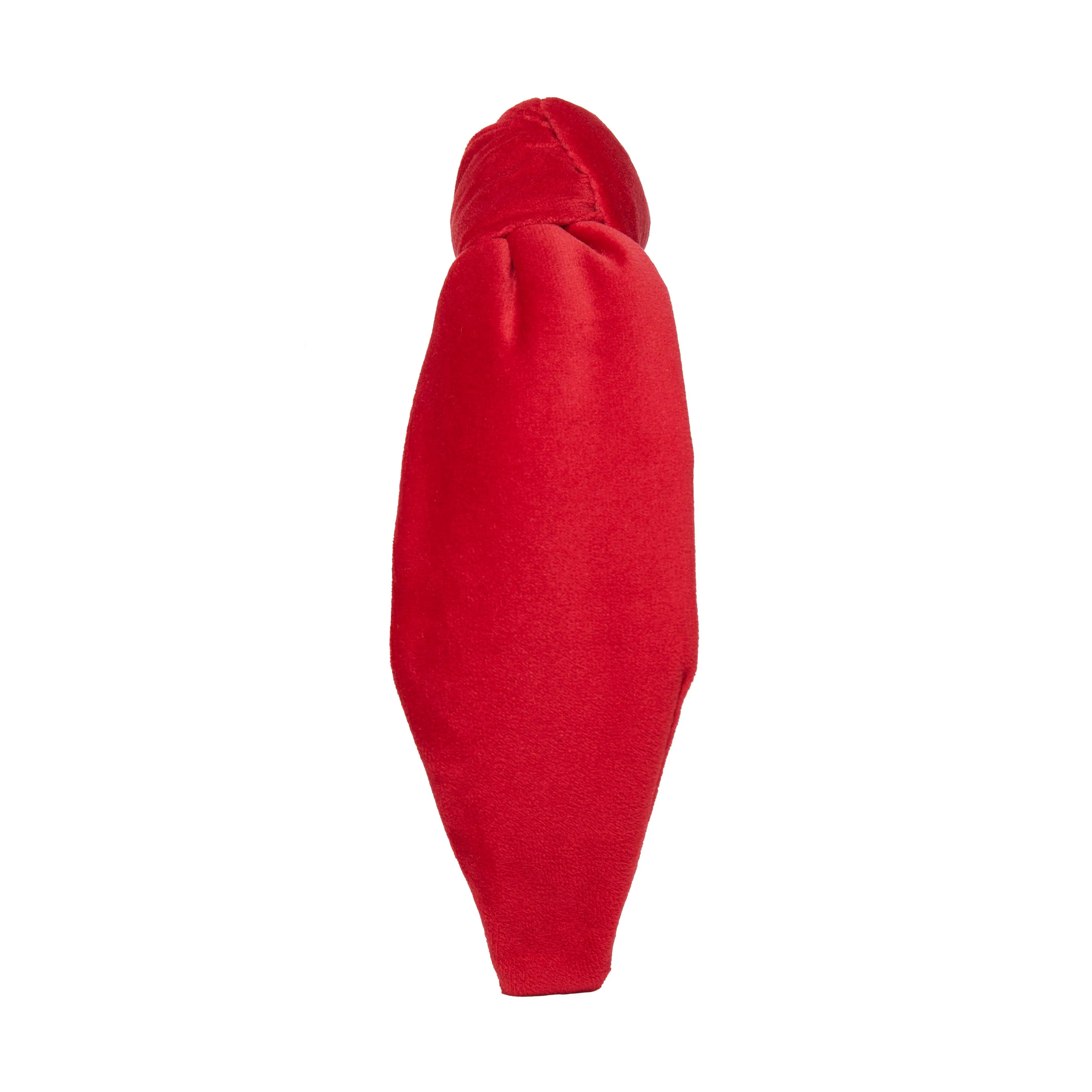 RED VELVET KNOTTED HEADBAND sold by Lele Sadoughi product image thumbnail 4