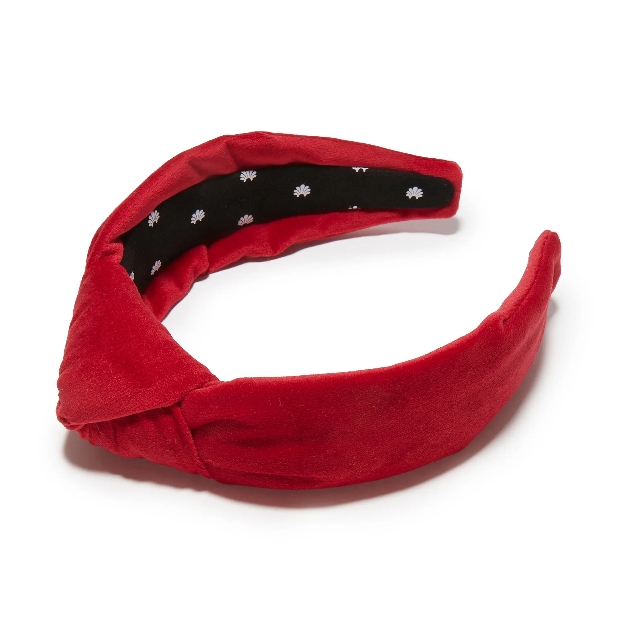 RED VELVET KNOTTED HEADBAND sold by Lele Sadoughi