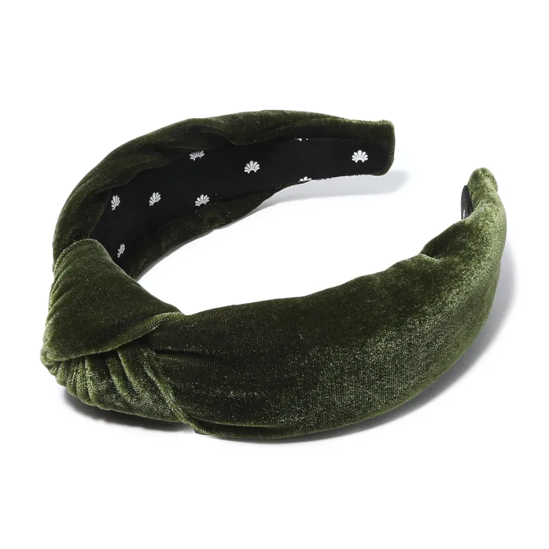ALPINE VELVET KNOTTED HEADBAND sold by Lele Sadoughi