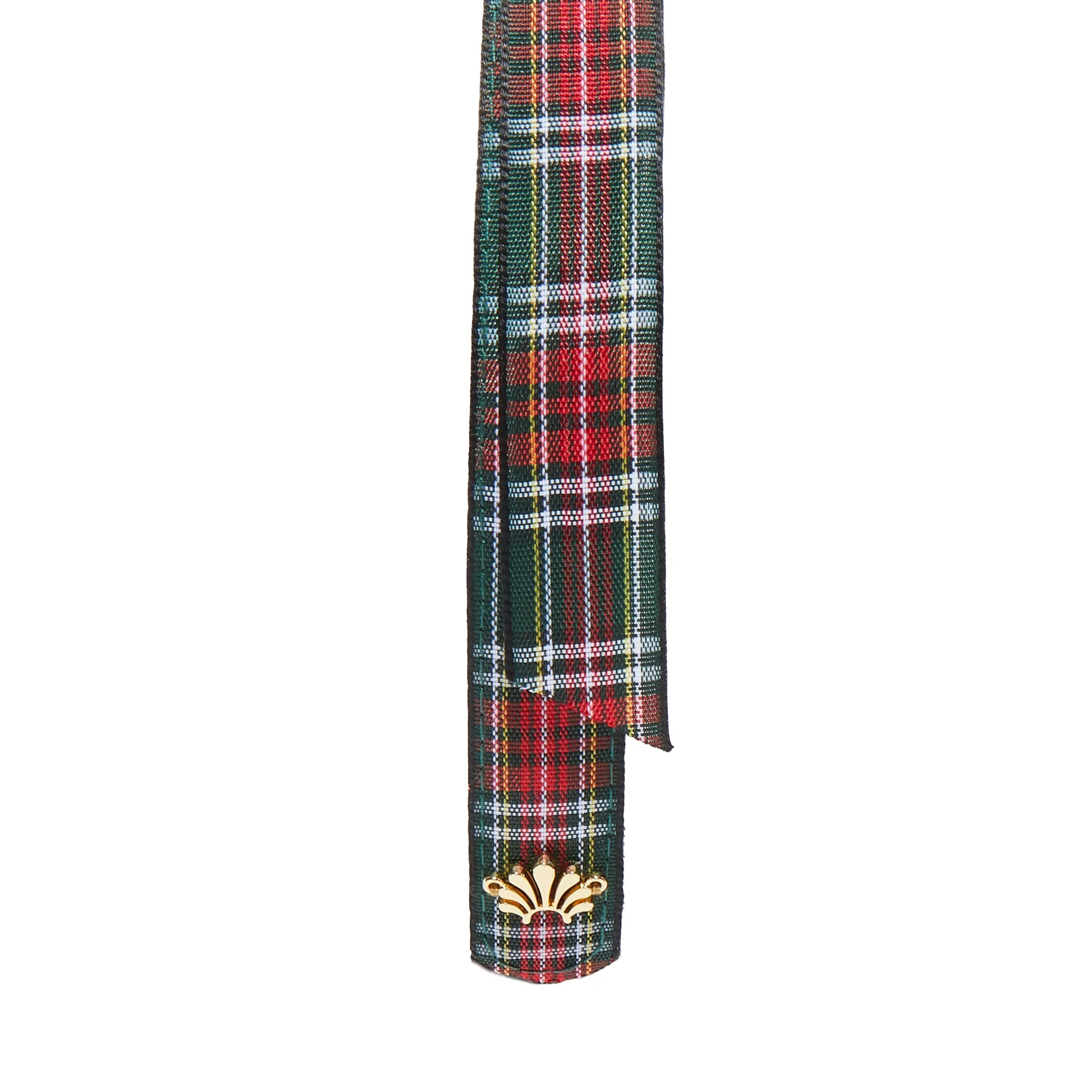 BERRY CHECK PLAID BARDOT HEADBAND sold by Lele Sadoughi product image thumbnail 4