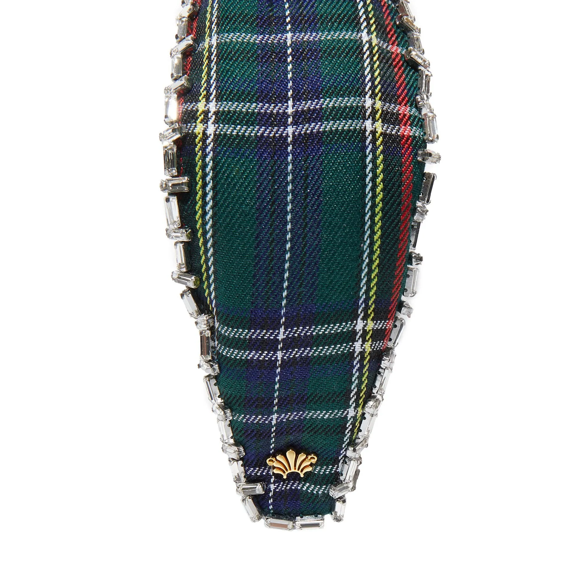 HOLIDAY PLAID CRYSTAL STITCH KNOTTED HEADBAND sold by Lele Sadoughi product image thumbnail 5