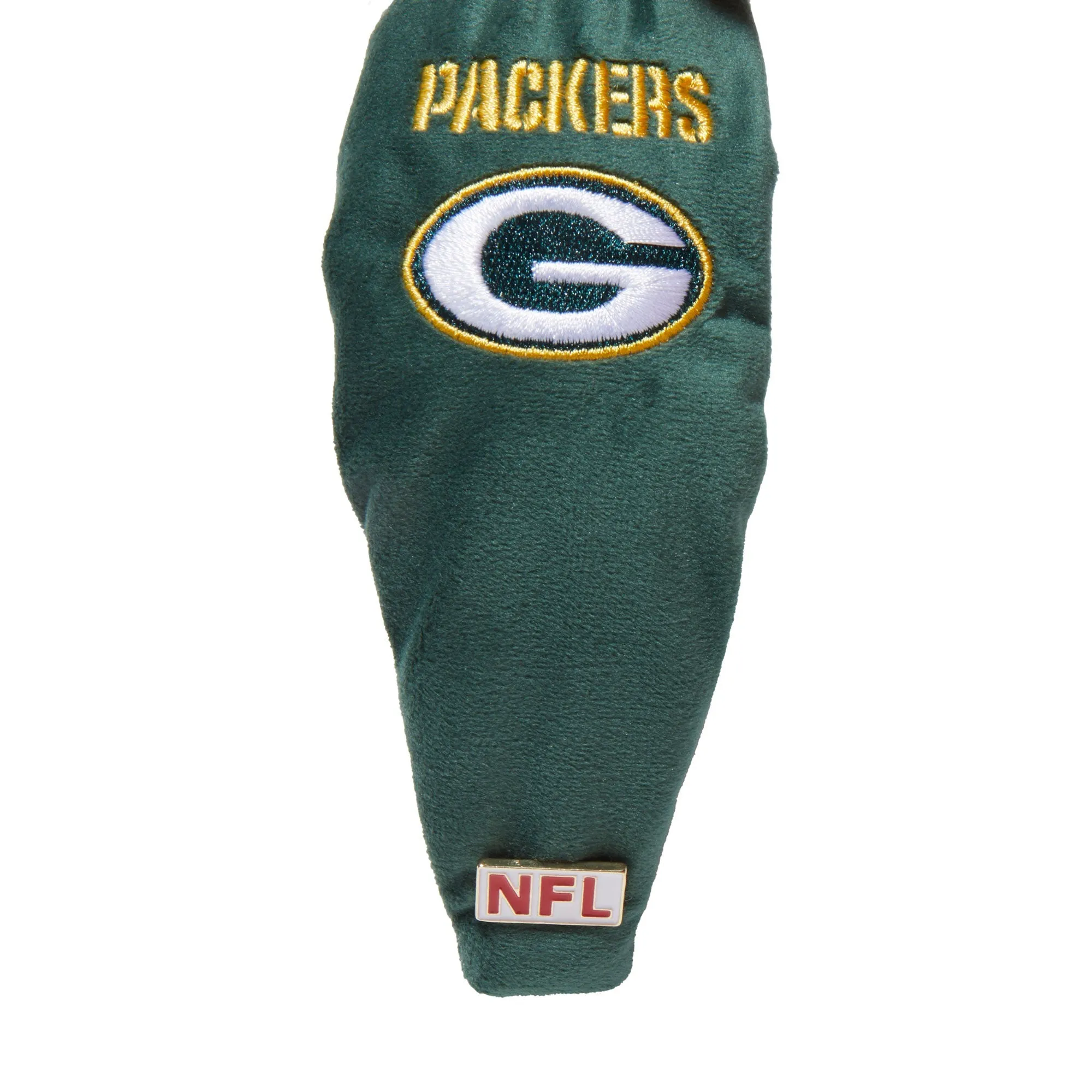 GREEN BAY PACKERS LELE SADOUGHI X NFL GREEN EMBROIDERED KNOTTED HEADBAND sold by Lele Sadoughi product image thumbnail 4