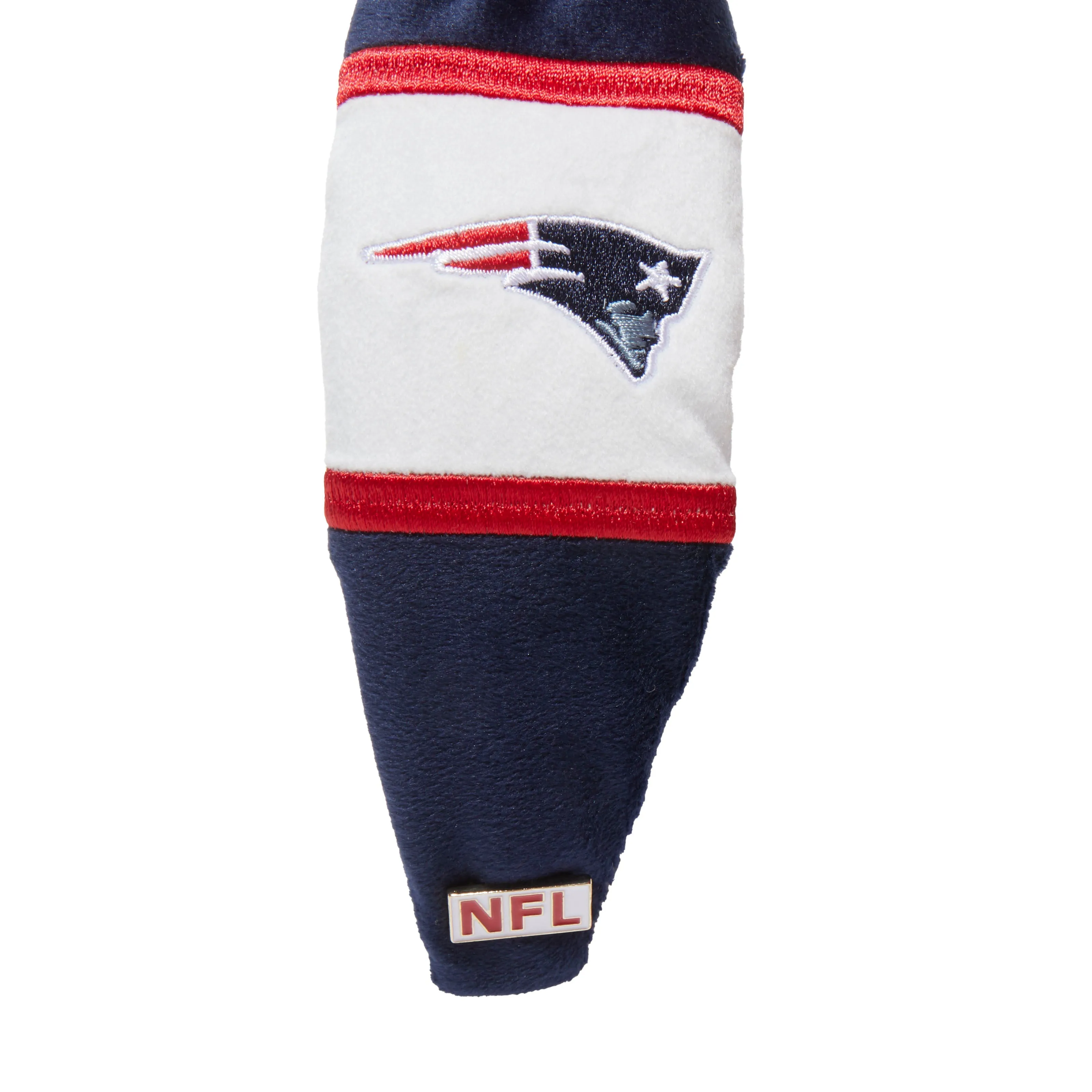 NEW ENGLAND PATRIOTS LELE SADOUGHI X NFL NAVY EMBROIDERED KNOTTED HEADBAND sold by Lele Sadoughi product image thumbnail 4