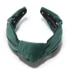 NEW YORK JETS LELE SADOUGHI X NFL GOTHAM GREEN EMBROIDERED KNOTTED HEADBAND sold by Lele Sadoughi