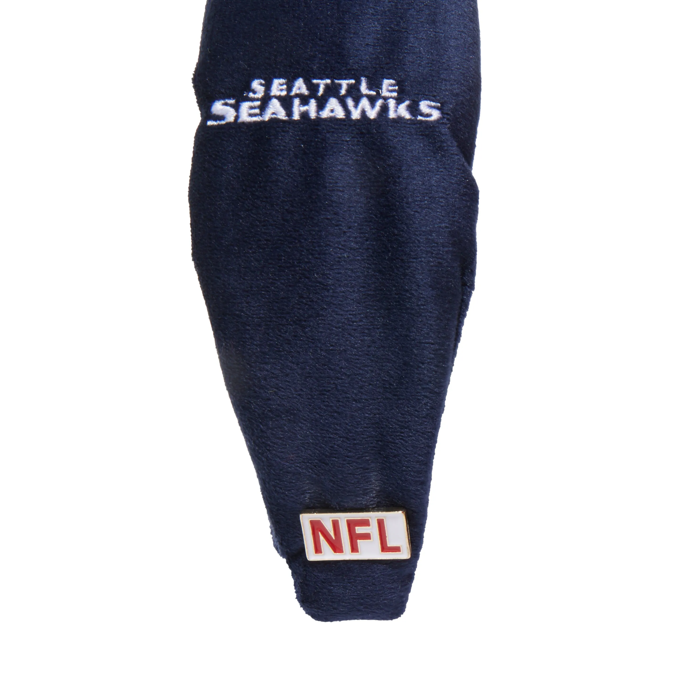 SEATTLE SEAHAWKS LELE SADOUGHI X NFL NAVY EMBROIDERED KNOTTED HEADBAND sold by Lele Sadoughi product image thumbnail 4