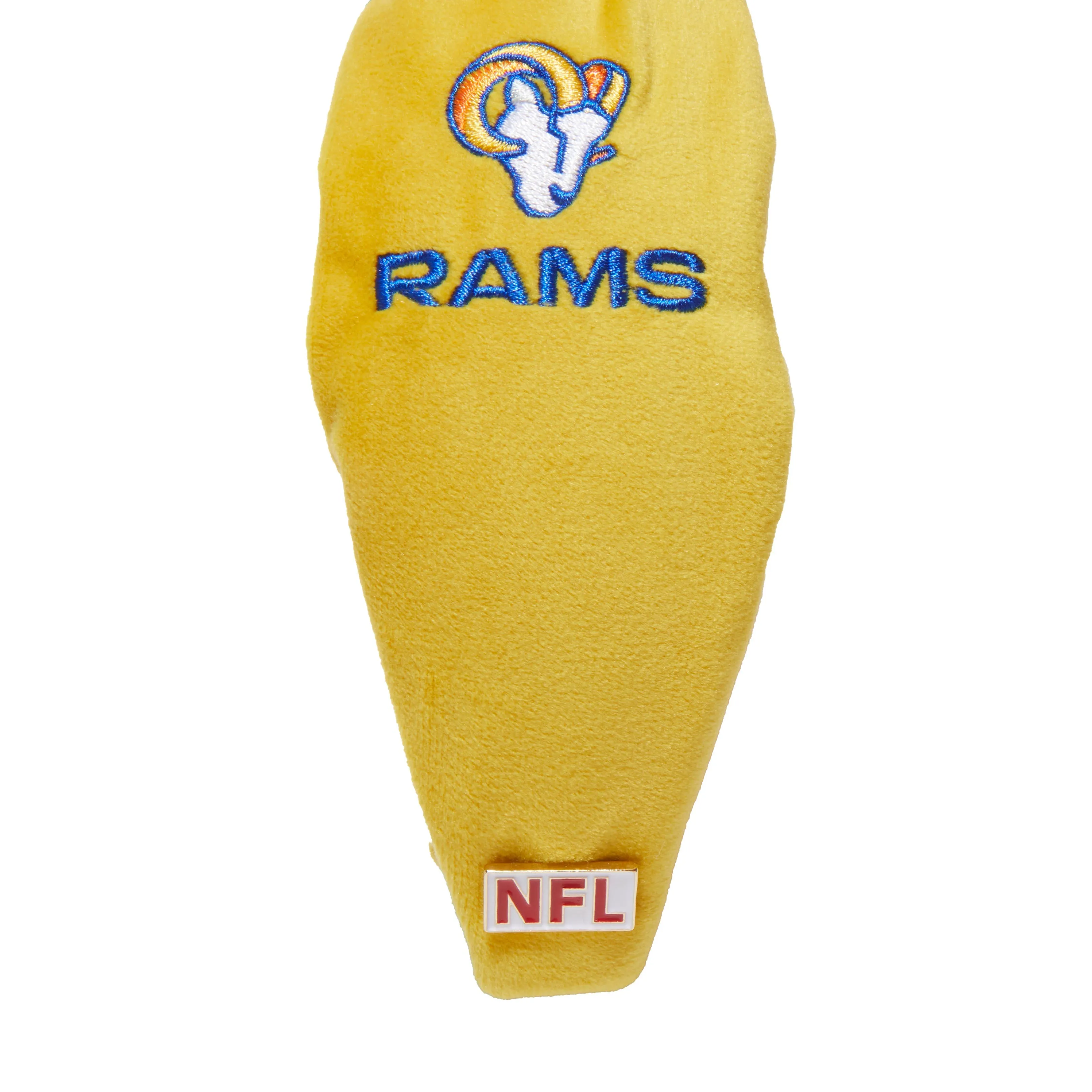 LOS ANGELES RAMS EMBROIDERED LELE SADOUGHI X NFL SOL KNOTTED HEADBAND sold by Lele Sadoughi product image thumbnail 4