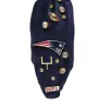 NEW ENGLAND PATRIOTS LELE SADOUGHI X NFL NAVY EMBELLISHED KNOTTED HEADBAND sold by Lele Sadoughi