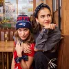 NEW ENGLAND PATRIOTS LELE SADOUGHI X NFL NAVY EMBELLISHED KNOTTED HEADBAND sold by Lele Sadoughi