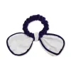 CHICAGO BEARS LELE SADOUGHI X NFL IVORY BOW SCRUNCHIE sold by Lele Sadoughi