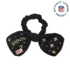 NEW ORLEANS SAINTS LELE SADOUGHI X NFL JET BOW SCRUNCHIE sold by Lele Sadoughi